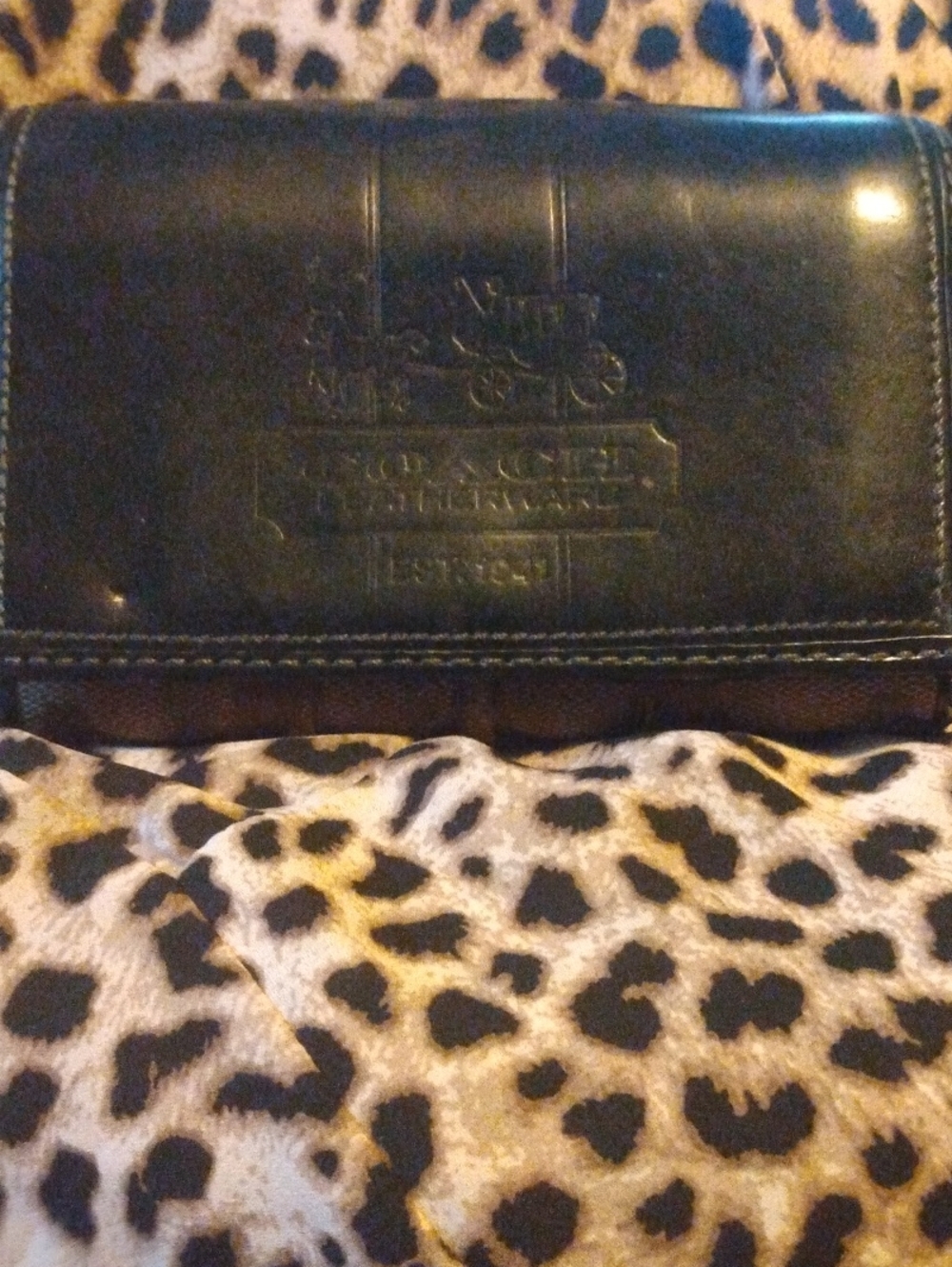 Coach Black Leather Wallet